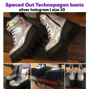 Spaced Out Technopagan Boots